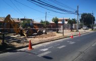 Municipio inicia mejoramiento de bandejón de Alameda en Población Siempre Unidos