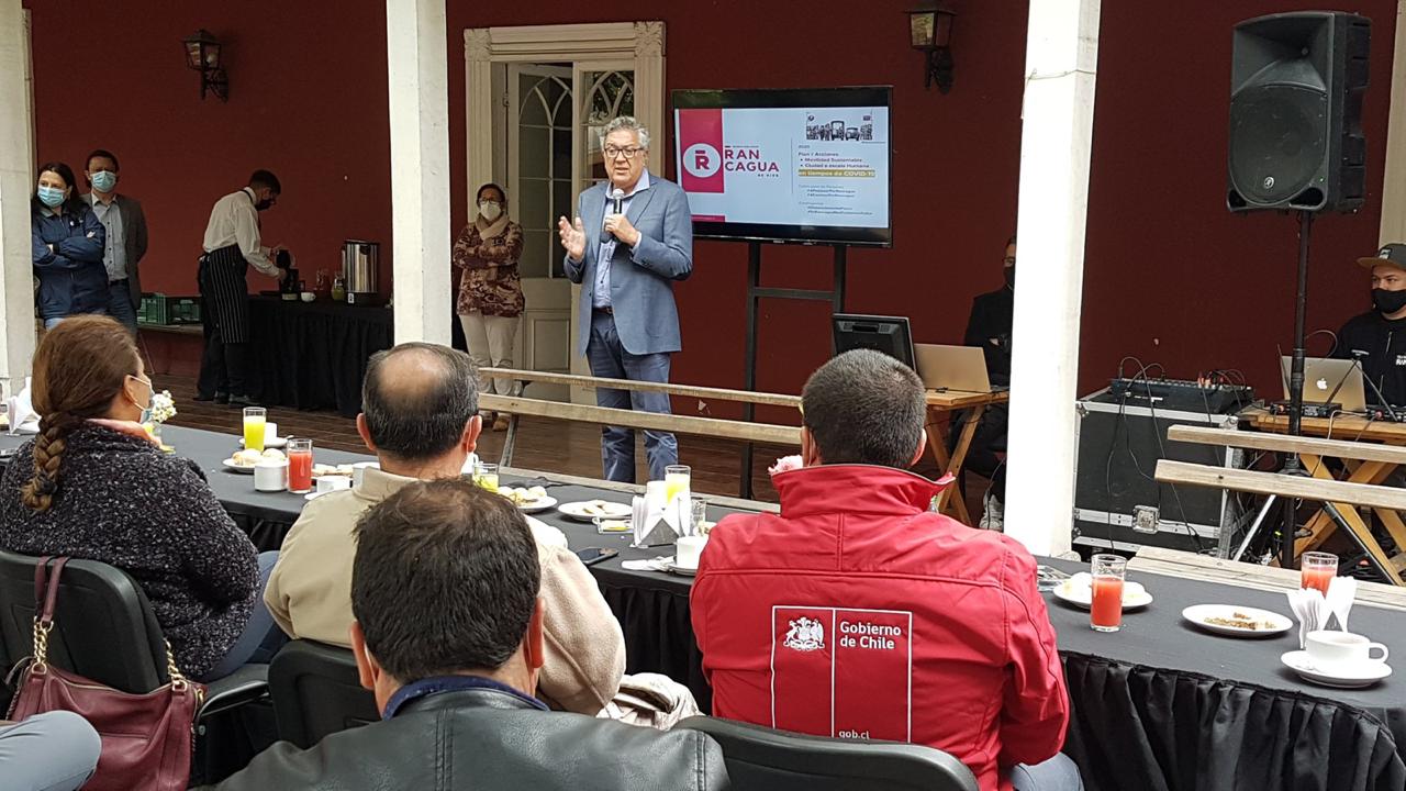 Reunión con diferentes sectores de la sociedad de Rancagua y autoridades buscan consenso respecto de movilidad y estrategias ante COVID