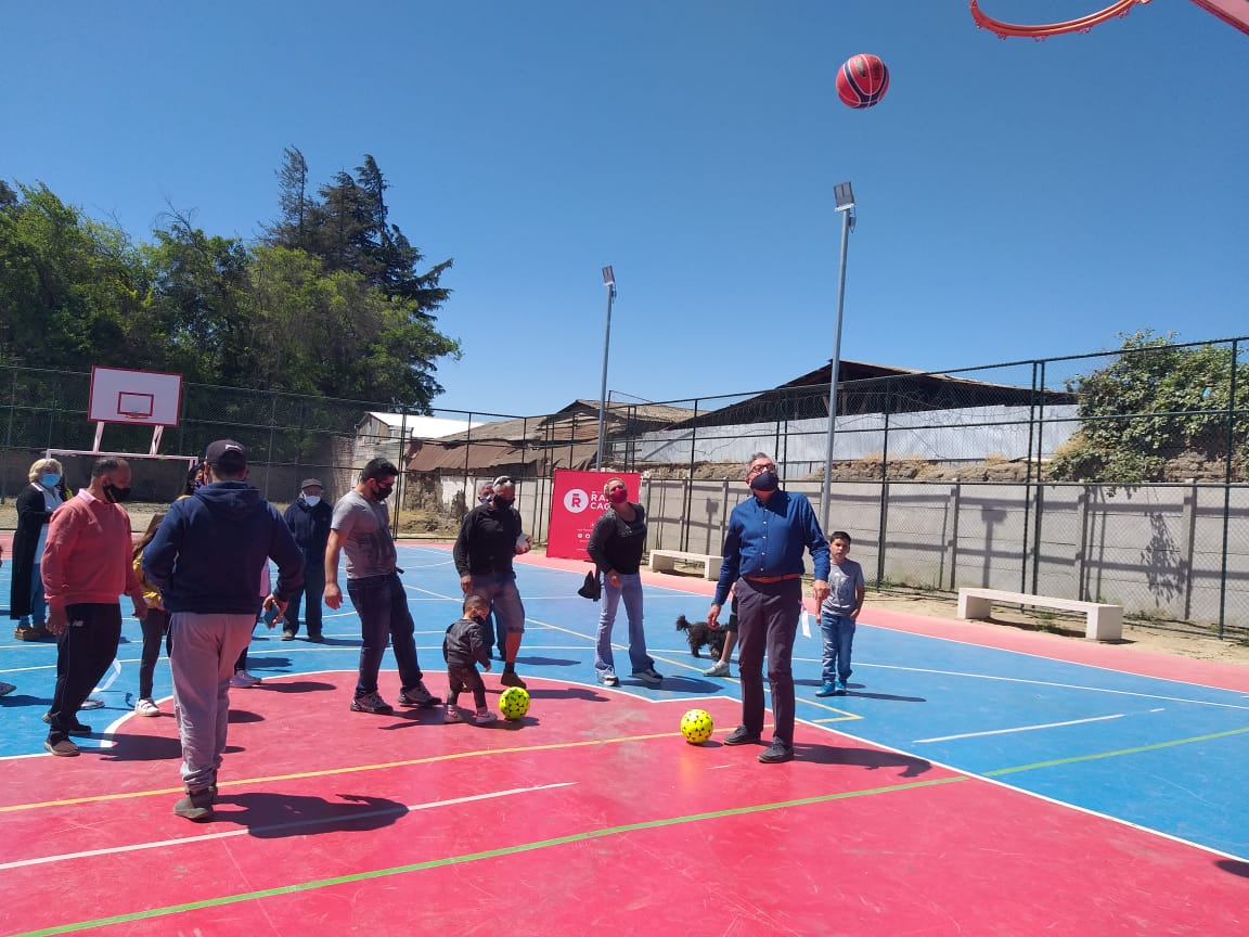 Población Patria Joven recibe nueva multicancha
