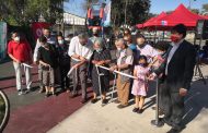 Rancagua: Vecinos de población El Manzanal disfrutan de la primera plaza con piso de caucho
