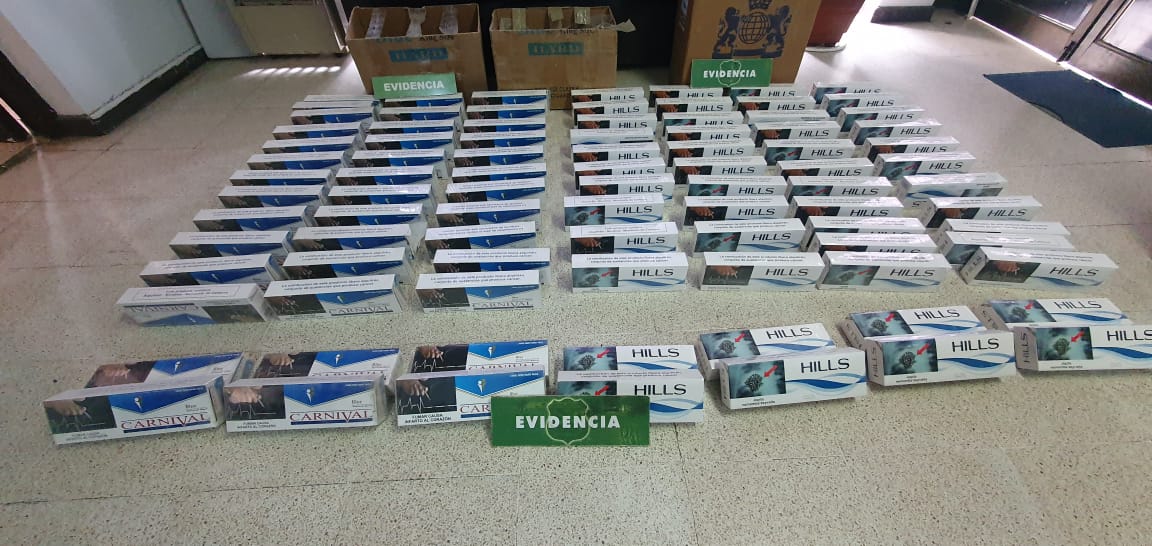 Se incautaron 900 cajetillas de cigarrillos de contrabando en Rancagua