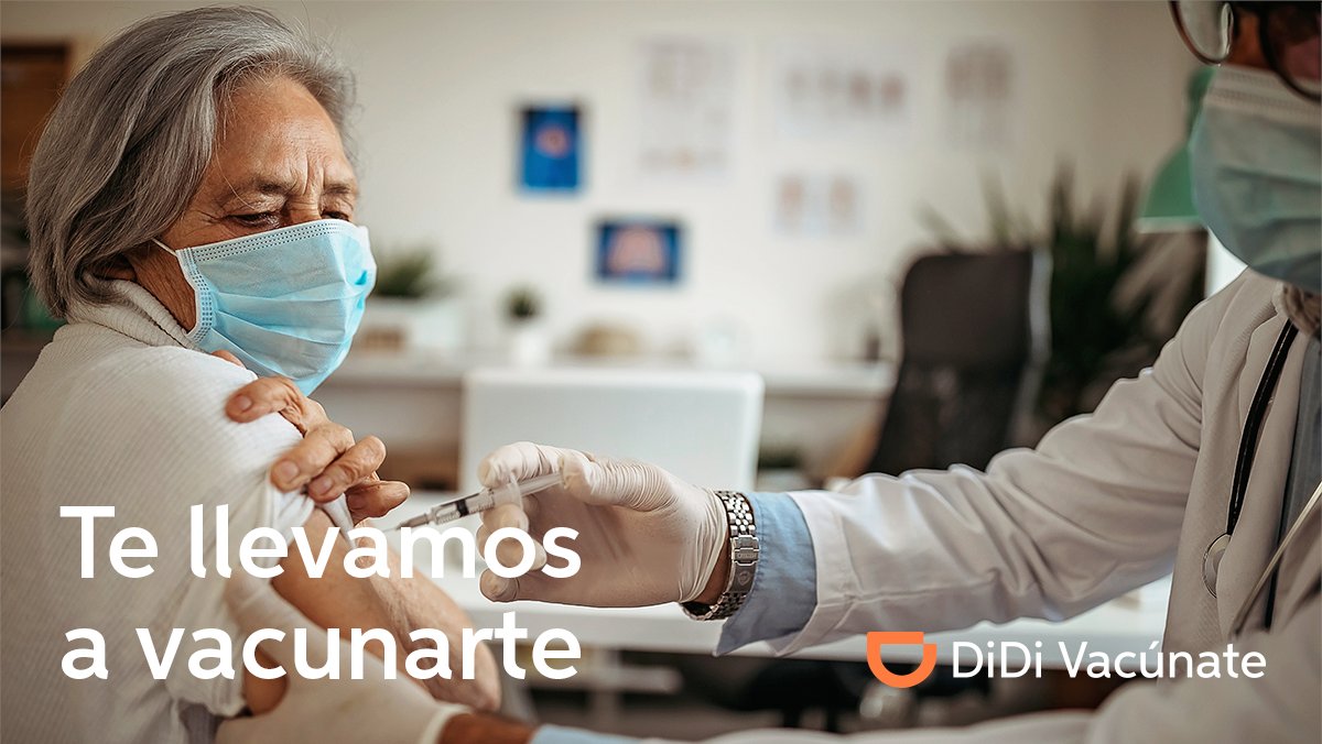 DiDi entregará viajes gratis a todos quienes acudan a vacunarse