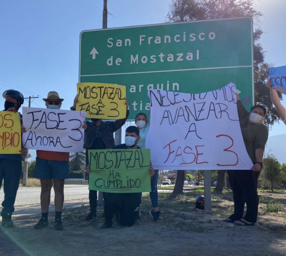 Mostazal: Vecinos piden avanzar a Fase 3 del plan Paso a Paso del Minsal