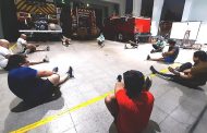 Estrés en la pandemia:  Bomberos la combaten con deporte, salud y actividad física