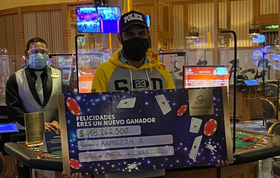 Monticello entrega casi $120 millones a cliente ganador de Draw Poker