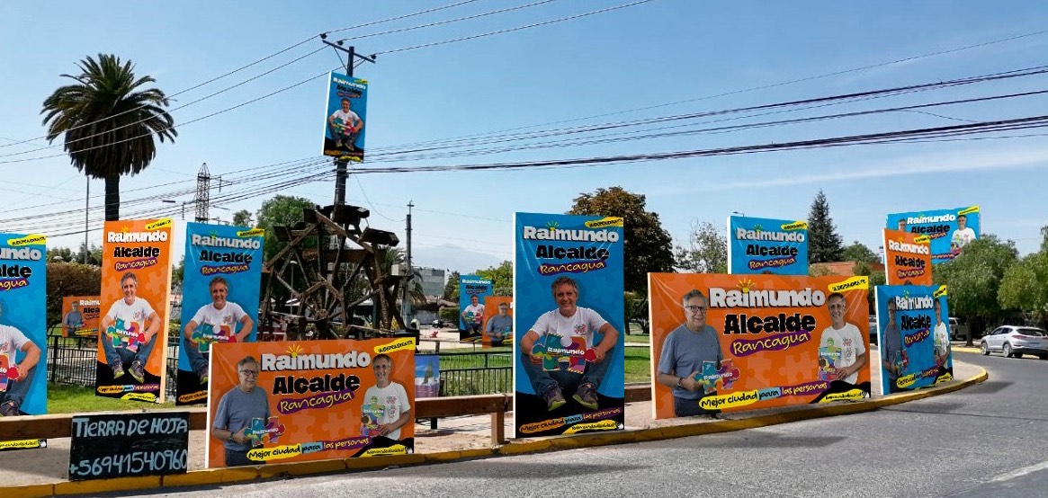 Raimundo Agliati sorprende con intervención digital y hace un llamado a candidatos a no ensuciar y cuidar espacios públicos de la ciudad