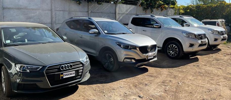 En Rengo recuperan vehículos robados en distintos puntos de Santiago