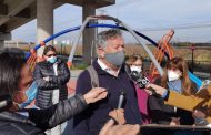 Alcalde Eduardo Soto y el Municipio de Rancagua visitan Plaza de Juegos y deportes Paso Superior Las Coloradas