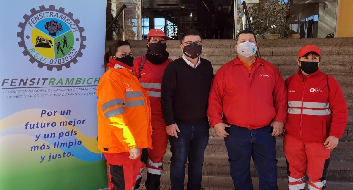 Alcalde Juan Ramón Godoy destaca aumento de sueldos en trabajadores recolectores de basura tras extensión de contrato