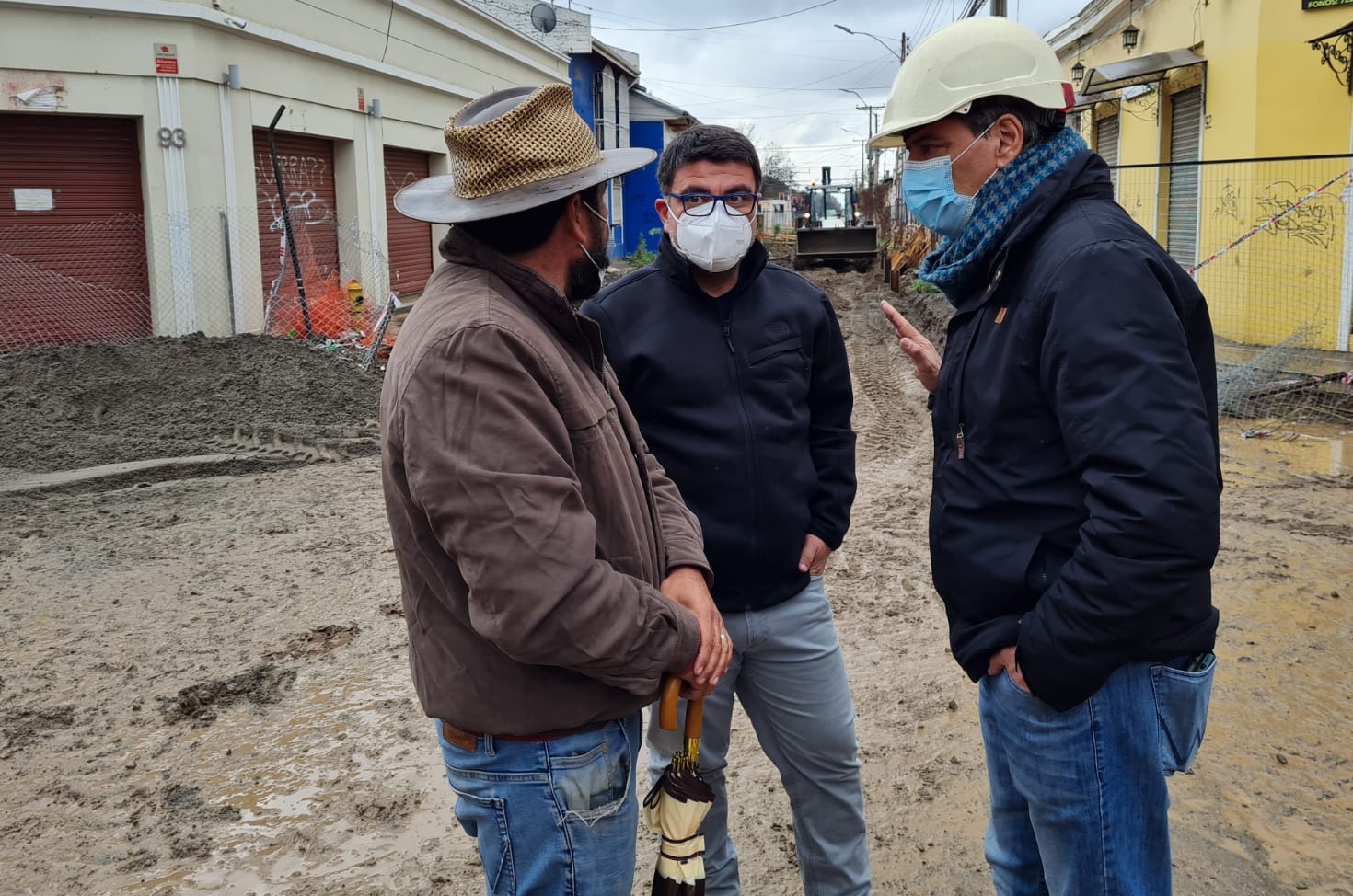 Alcalde Juan Ramón Godoy destaca que obras de mitigación en calle Estado permitirán reactivar el sector