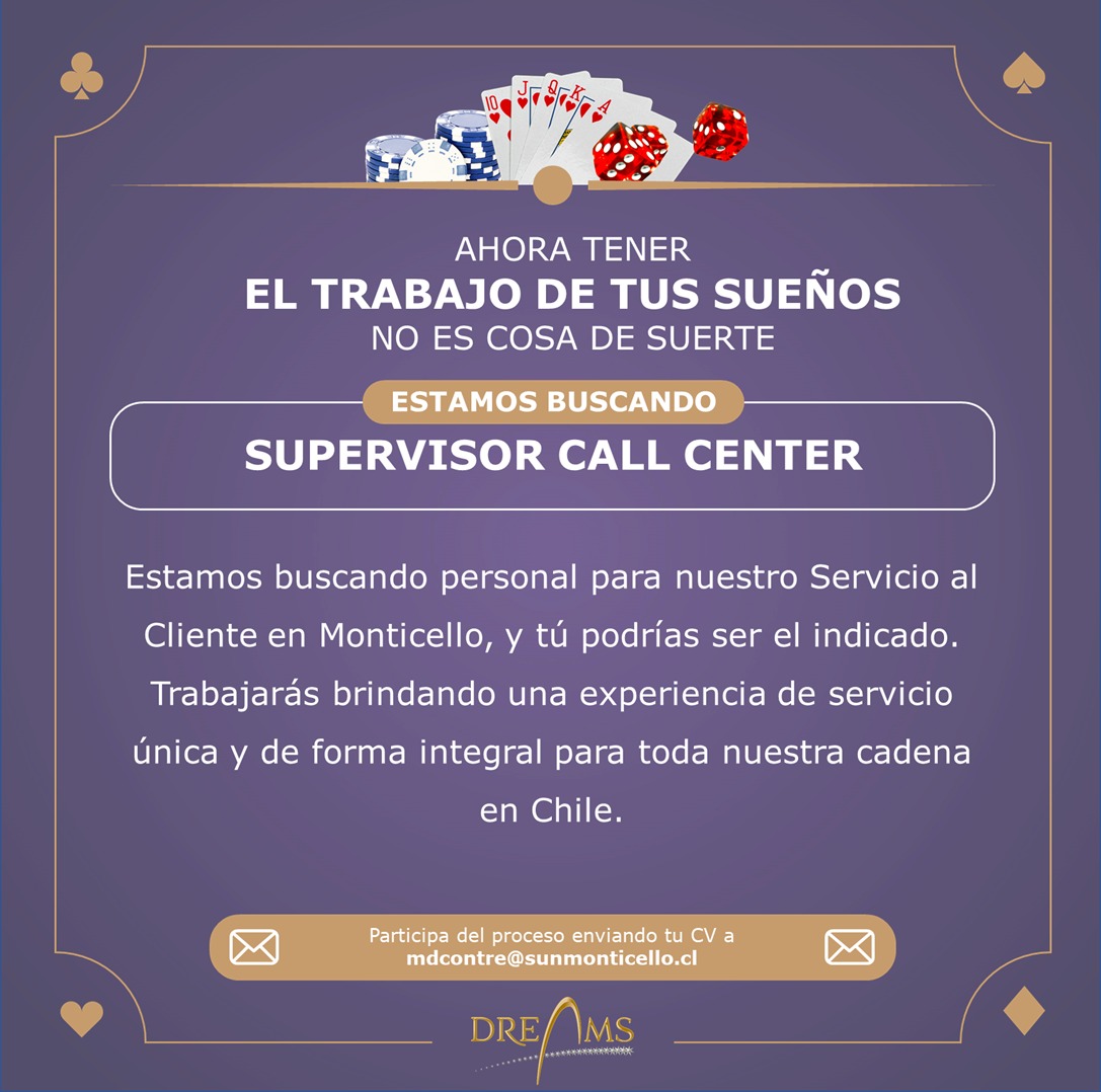 Monticello busca personal para Servicio al Cliente