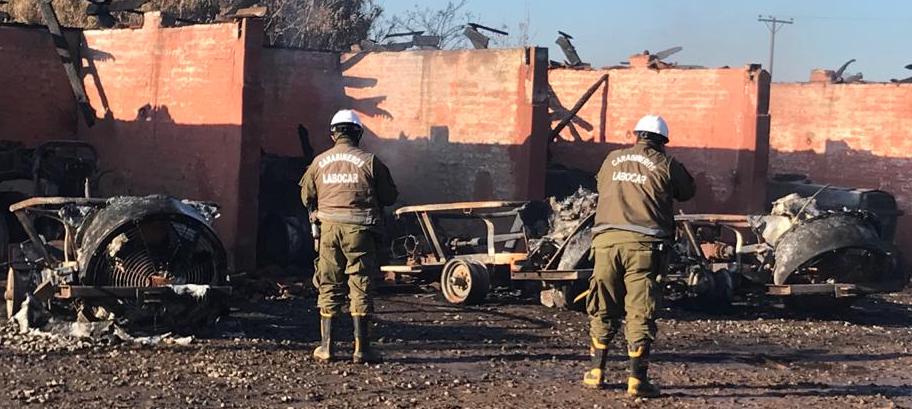 Graneros: Carabineros investigan posible incendio intencional