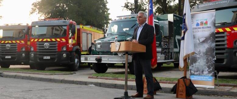 Gobernador Pablo Silva Amaya: “Somos la región que más  aporta a Bomberos en el país”