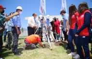 Ministra del Deporte da inicio de obras de la piscina temperada de Rancagua