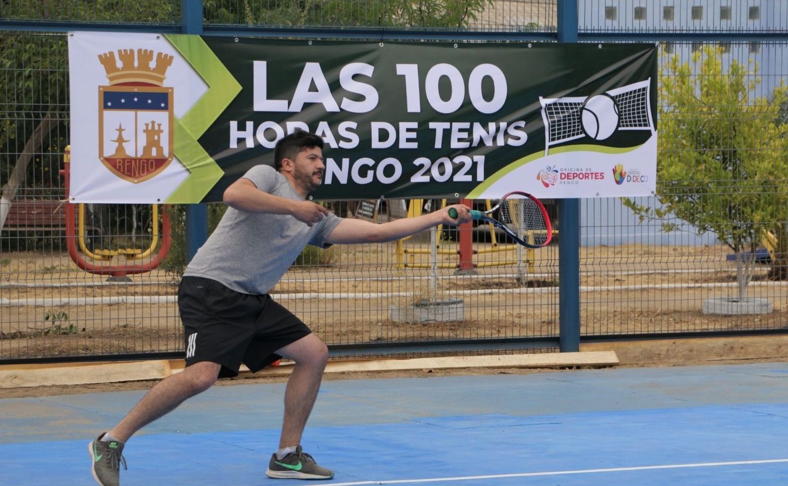 Se inició el evento 100 horas de tenis en Rengo