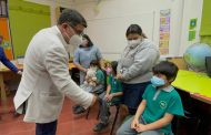 Alcalde de Rancagua Juan Ramón Godoy da el vamos a campaña de vacunación contra la influenza en establecimientos educacionales