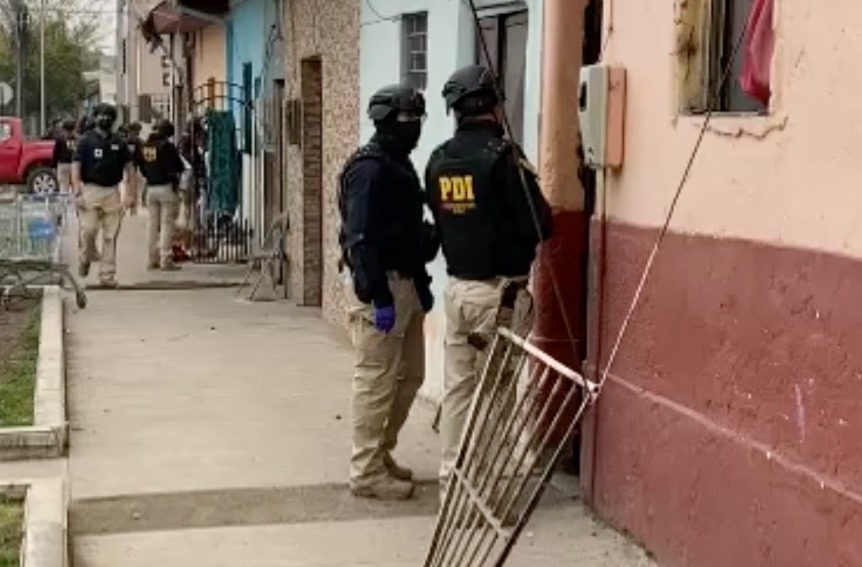 Nueve detenidos tras operativo antidrogas en sector céntrico de Rancagua