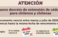 Registro Civil anuncia extensión de vigencia de cédula de identidad