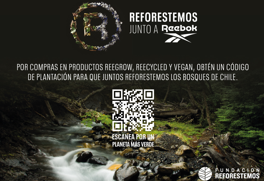Reebok junto a Reforestemos inician campaña para plantar árboles en la Patagonia