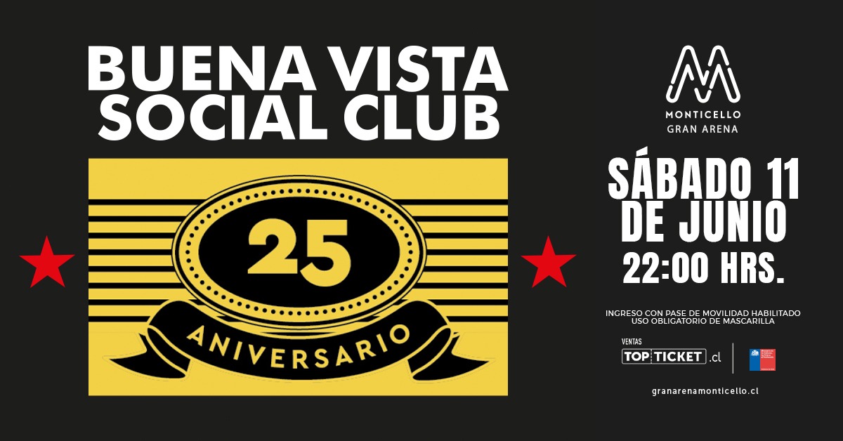 Buena Vista Social Club regresa a Gran Arena Monticello