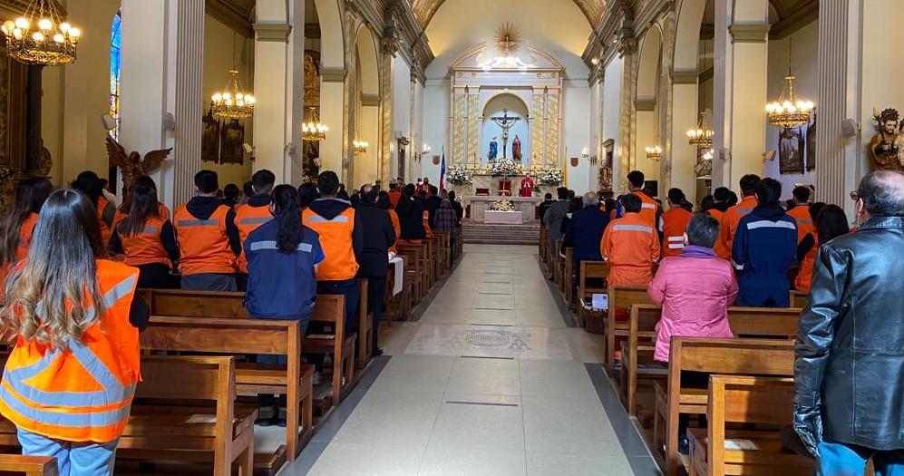 El Día de la Minería se celebró con una misa en honor a San Lorenzo