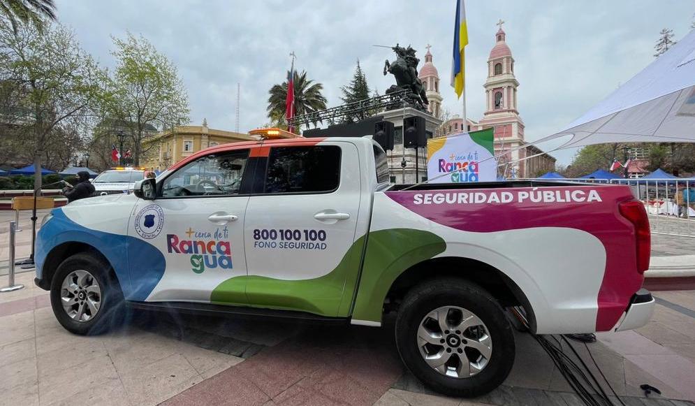 Por primera vez en su historia: Rancagua cuenta con Flota Municipal de Patrullaje Preventivo
