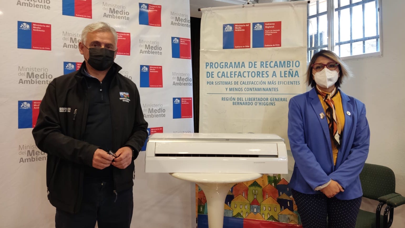 Gobernador y Seremi del Medio Ambiente lanzan nuevo llamado del Programa Recambio de Calefactores línea Aire Acondicionado