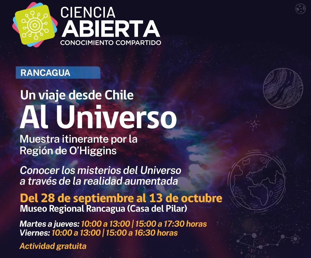 Rancagua será nueva estación de la muestra de astronomía