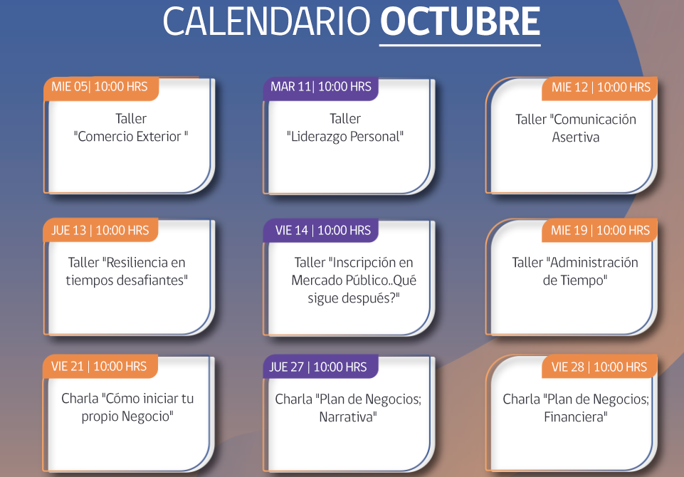 Centro de Negocios Sercotec Rancagua cuenta con capacitaciones gratuitas para el mes octubre
