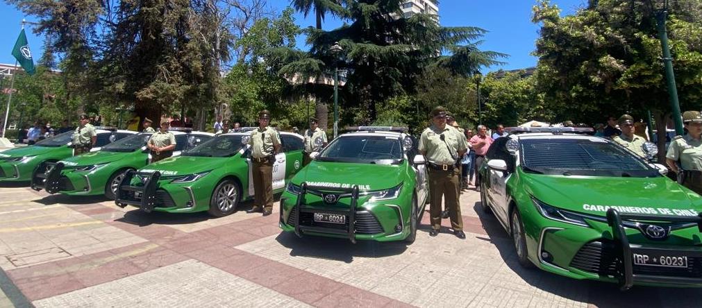 Alcalde destaca llegada de nuevos vehículos de Carabineros para más seguridad en Rancagua y la región