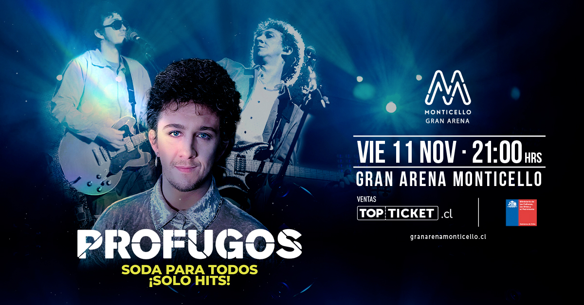Prófugos regresa a Gran Arena Monticello con “Soda para Todos