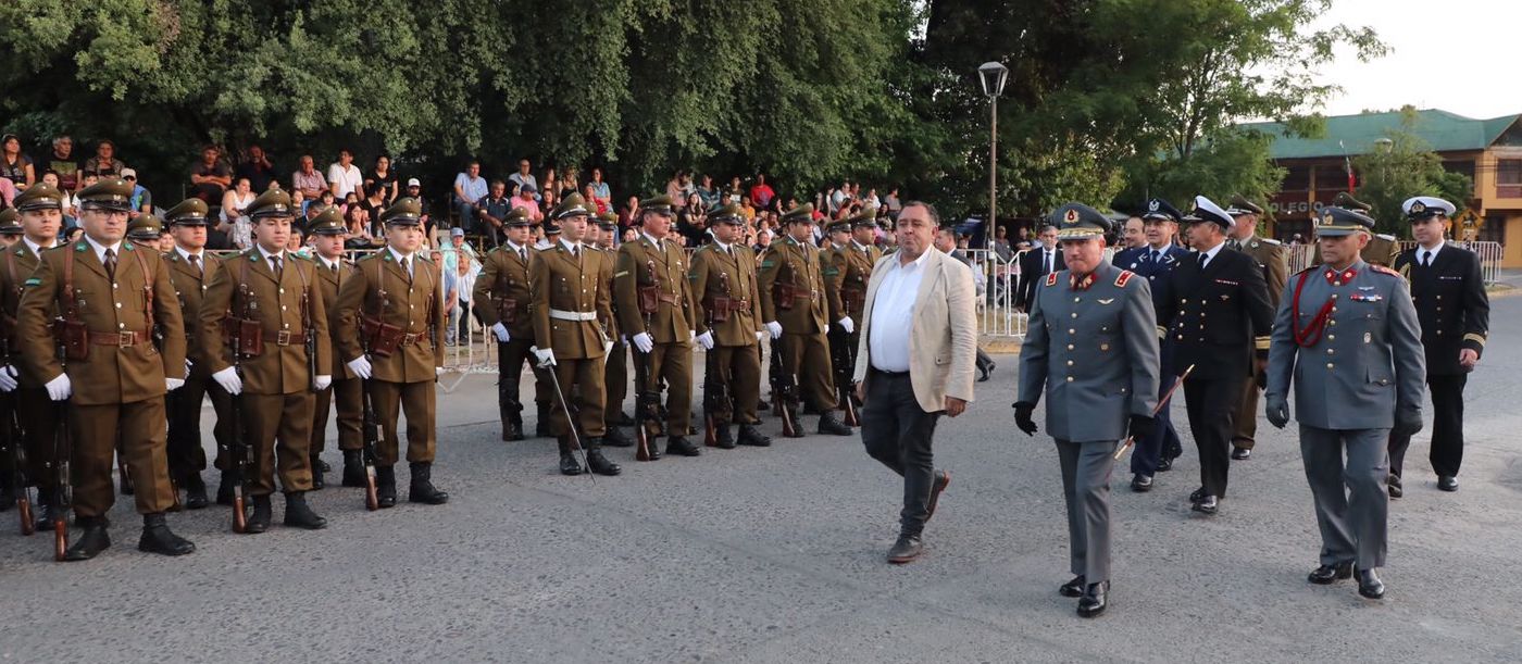 Graneros celebró sus 131 años con impecable desfile cívico militar