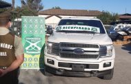 Camioneta robada en Santiago fue recuperada por Carabineros de Olivar