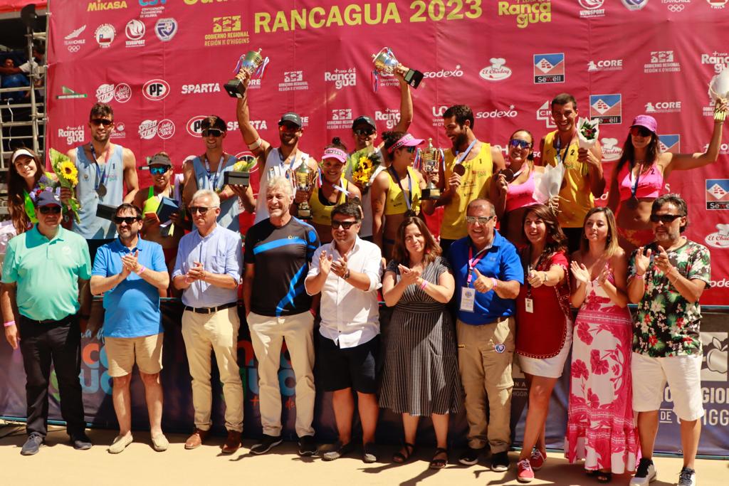 Sudamericano de Voleibol Playa 2023 Alcalde Juan Ramón Godoy: “Rancagua estuvo a la altura de un torneo internacional”
