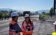 Seremi MOP O’Higgins realizó inspección a las obras de pavimentación de la Carretera del Cobre