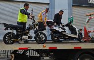 Seguridad Pública Municipal, Carabineros y Gobierno lideran fiscalización a motociclistas en centro de Rancagua