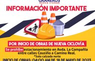 Graneros: Comienzan obras de nuevas ciclovías