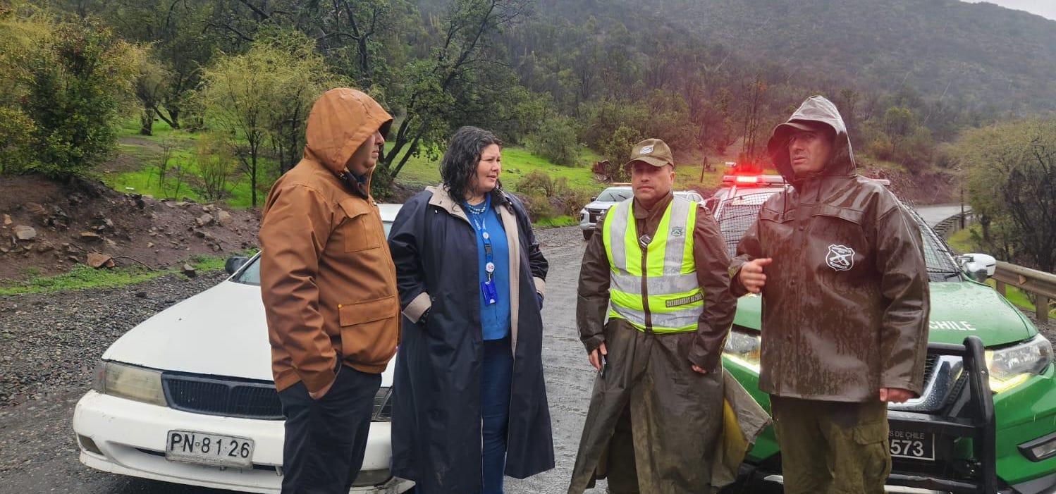Seremi de Salud recorre zonas afectadas por las intensas lluvias en O’Higgins