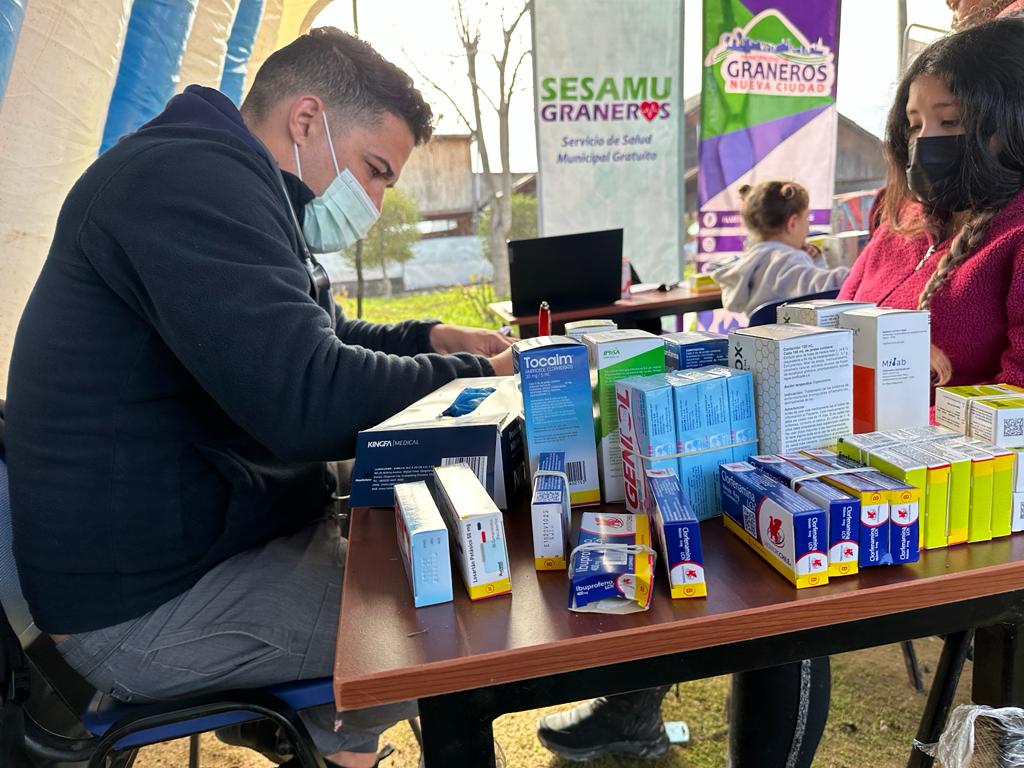 Graneros instala Hospital de Campaña en Coltauco