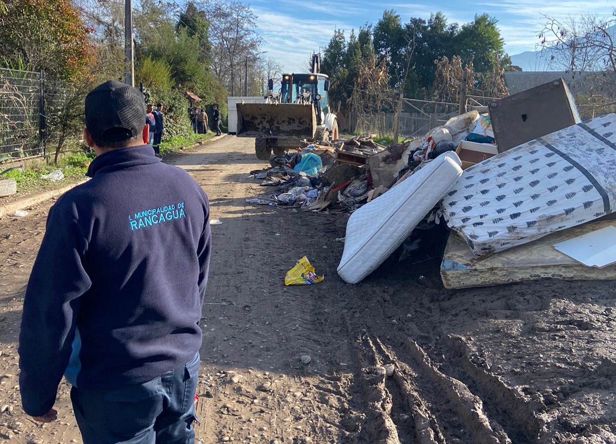 Municipalidad de Rancagua continúa apoyando a las familias de Coltauco afectadas por las lluvias