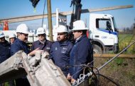 Subsecretario de Energía verifica en terreno trabajos de reposición de suministro eléctrico debido al sistema frontal que afectó a O'Higgins