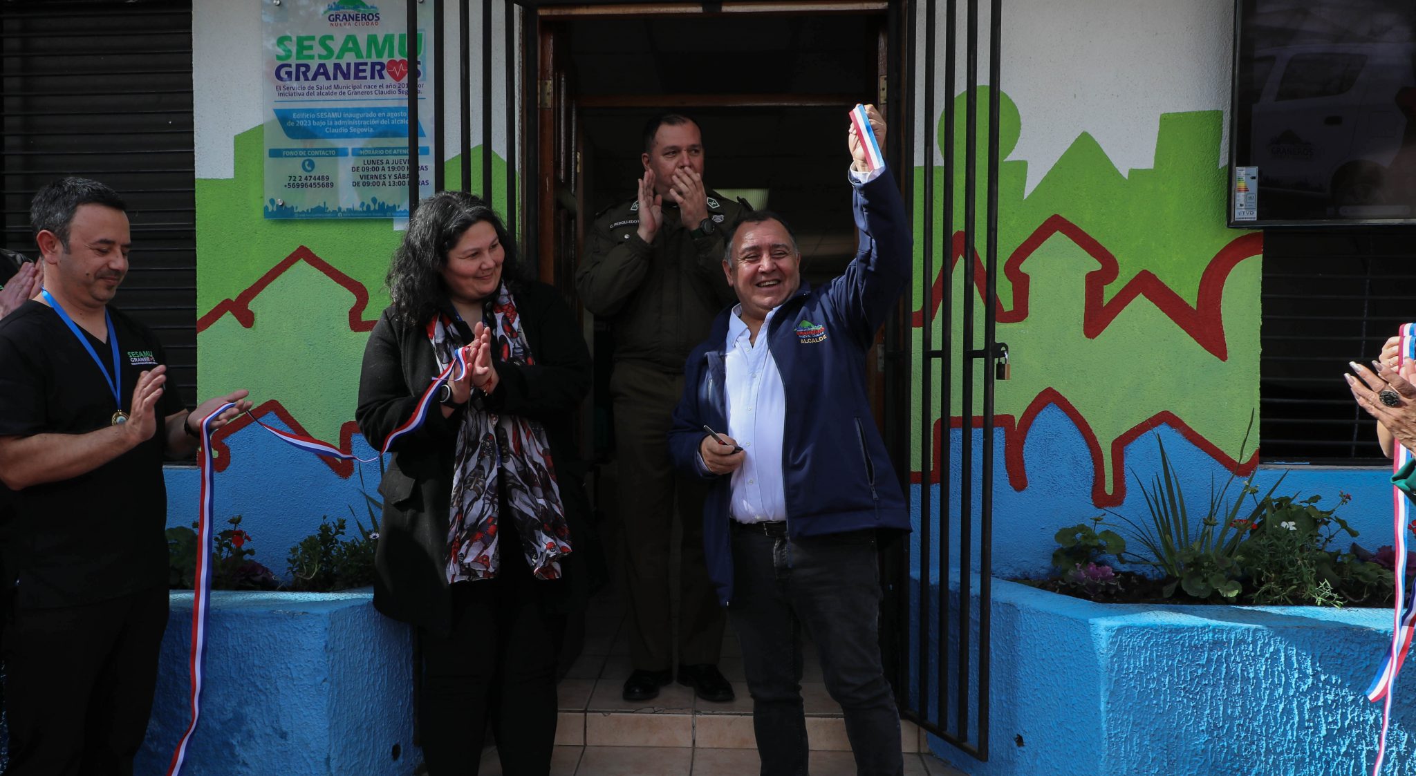 Alcalde de Graneros inauguró nuevo edificio para atención gratuita de salud