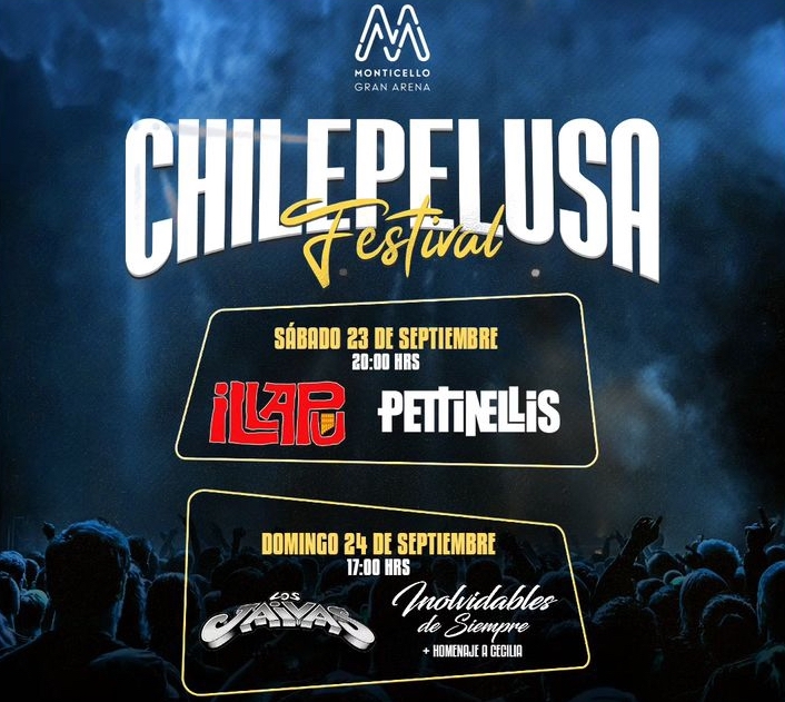 Gran Arena Monticello da inicio al primer Festival Chile Pelusa 2023 con lo mejor de la música nacional