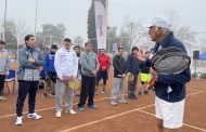 Patricio Cornejo dictó clínica de tenis en Rancagua