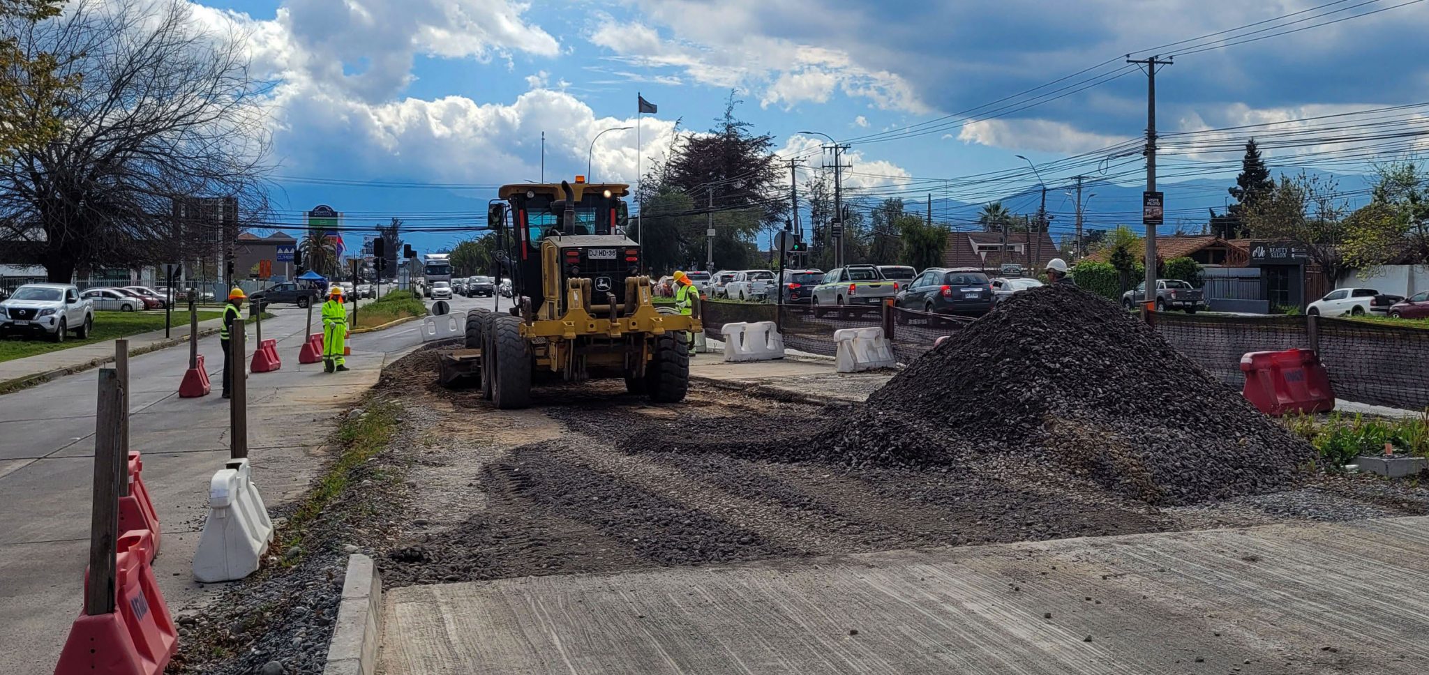 Rancagua: Se reinician las obras en la Carretera El Cobre