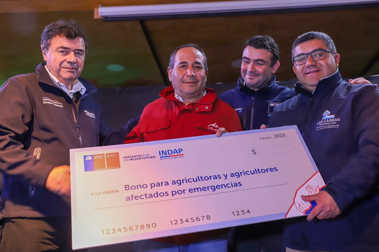 Sobre 4 mil Agricultores Afectados por Inundaciones Comenzaron a Recibir Bono de $1 hasta $5 millones en la Región de O’Higgins