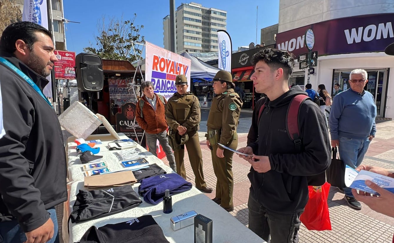 Por + Seguridad: Municipalidad de Rancagua lanza campaña para evitar compras en el comercio informal