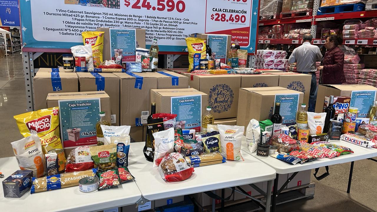 Rancagua: Conoce las 4 alternativas de cajas navideñas en Central Mayorista