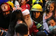 Con la llegada del Viejito Pascuero y con el tradicional encendido de luces Machalí comenzó a celebrar la Navidad