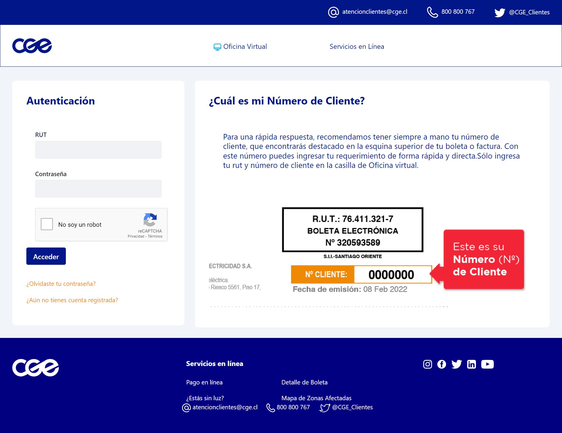 CGE renueva su Oficina Virtual para mejorar la atención de sus clientes